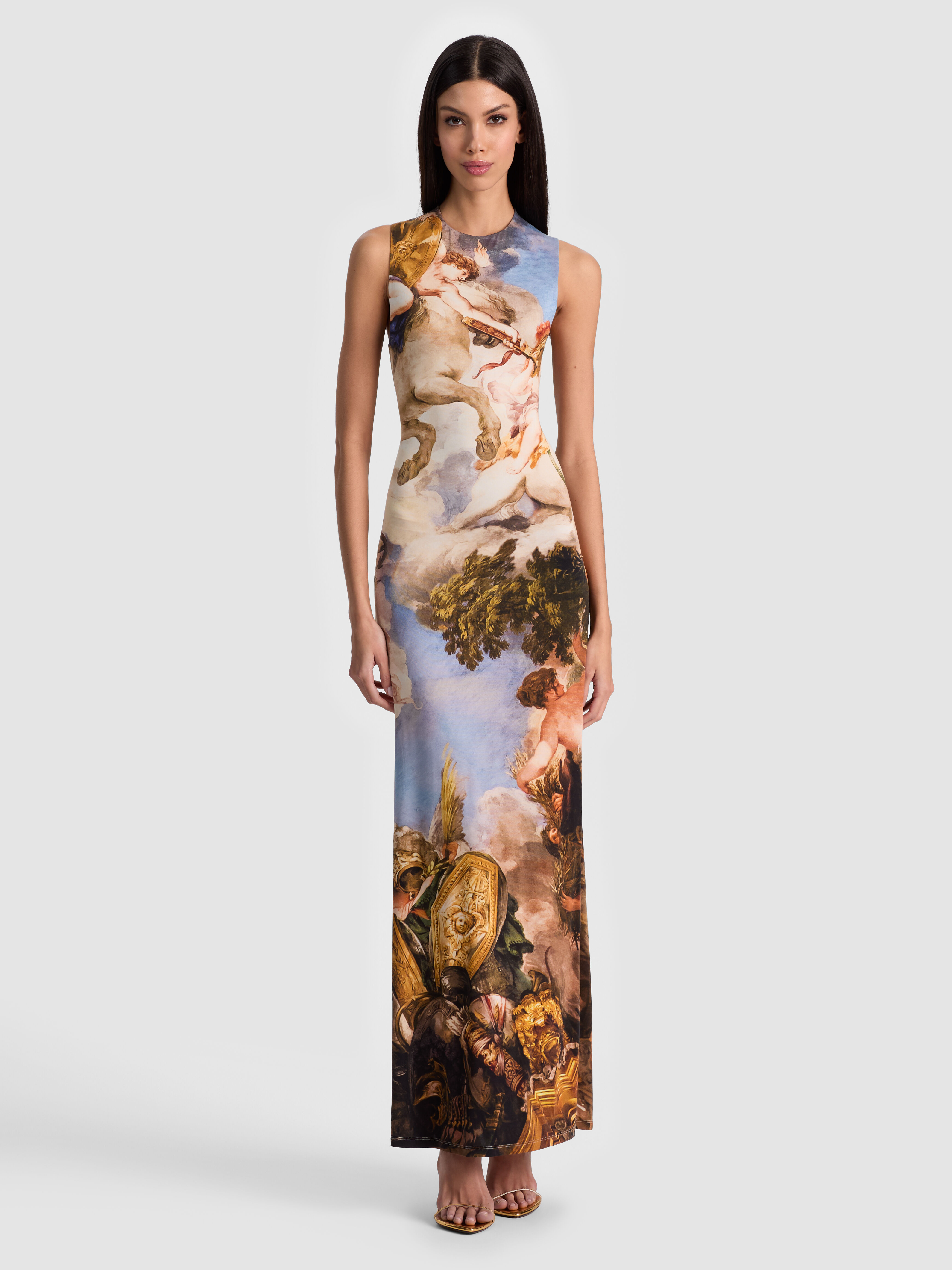 DELORA OPEN BACK MAXI DRESS - RENAISSANCE FAIR