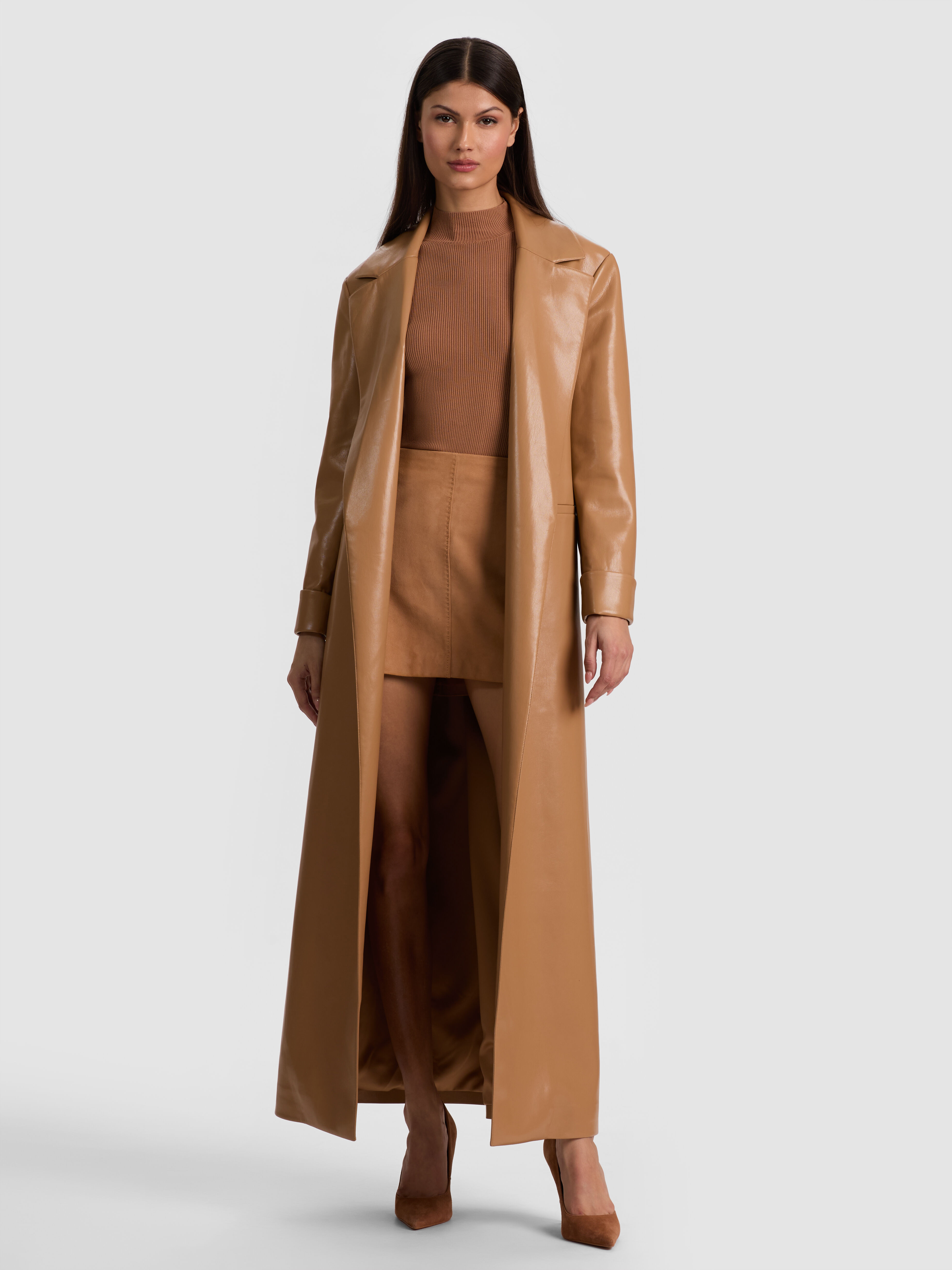 JIMMY VEGAN COAT - PRALINE